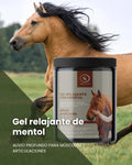 Gel relajante de mentol